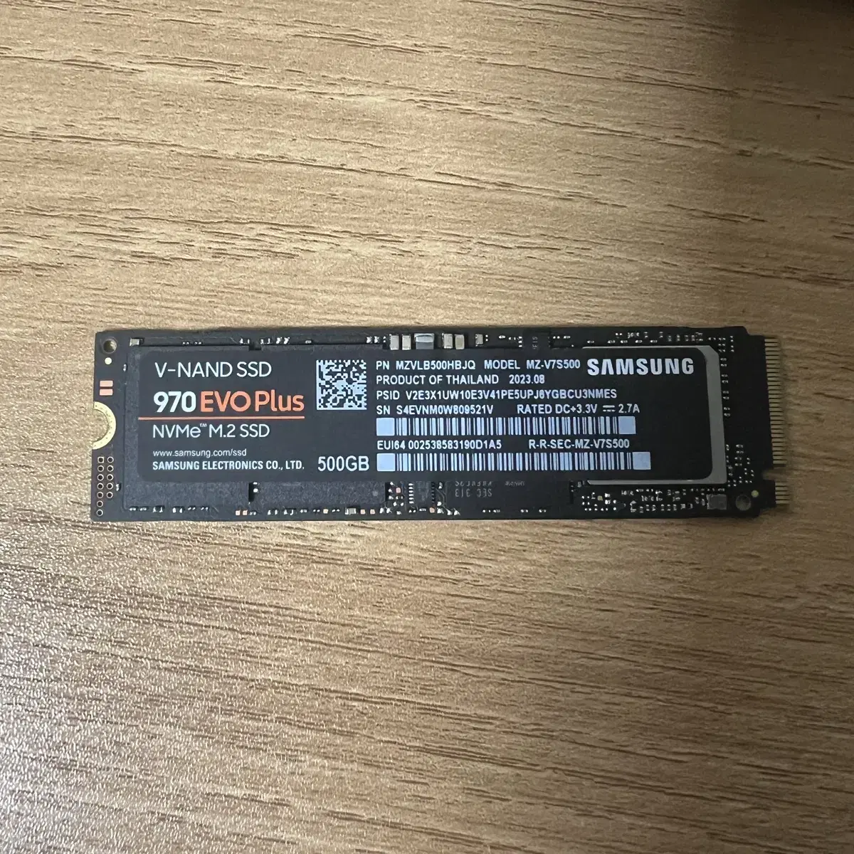 새상품급 삼성 ssd nvme 970 evo plus 500gb